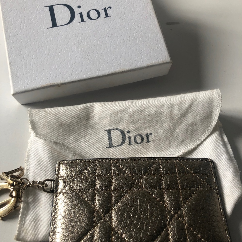 Dior Freesia card holder NWT